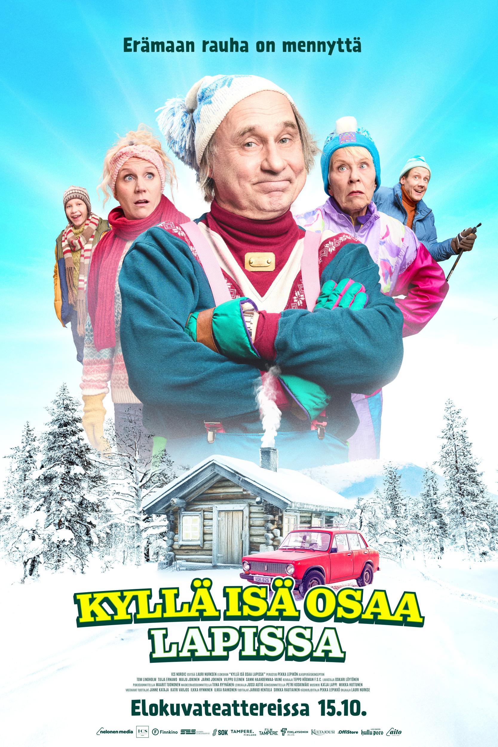Kyllä isä osaa Lapissa